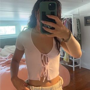 Pink Aritizia Blouse